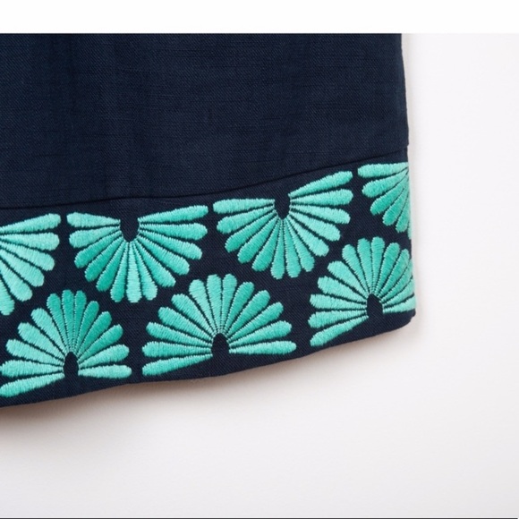 Vineyard Vines Linen Blend Embroidered Dress - Picture 3 of 5